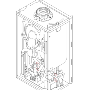 7683967 - BAXI - 600 Range - 624 - Kit Gasket Set Inc Screws